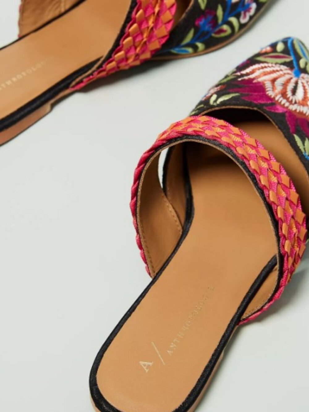 ANTHROPOLOGIE Paz Beaded Slides